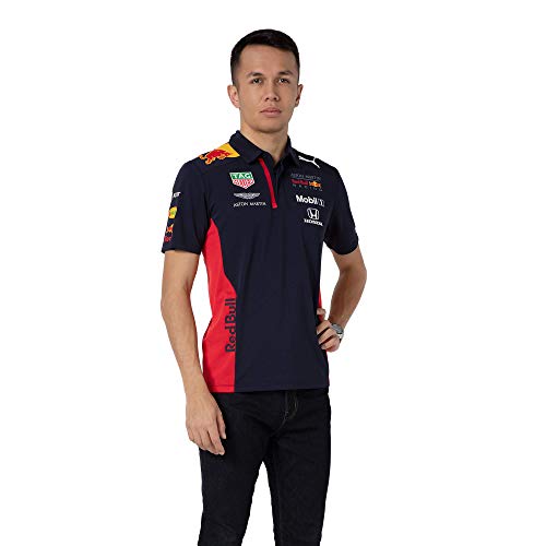 Red Bull Racing Official Teamline Camisa Polo, Hombres Medium - Original Merchandise