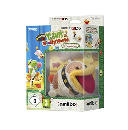 Nintendo 3DS Poochy and Yoshi's Woolly World + Amiibo Poochy