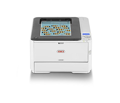 OKI C332DN - Impresora con tecnología laser LED, color blanco