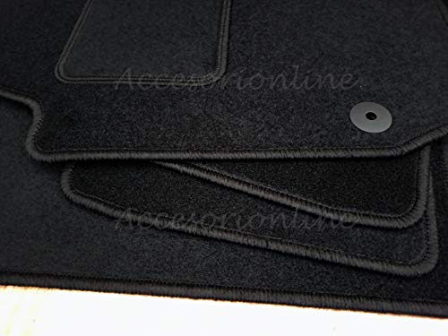 Accesorionline Alfombrillas para BMW Serie 3 (1990-1999) A Medida con talonera E36 berlina Compact Coupe Touring