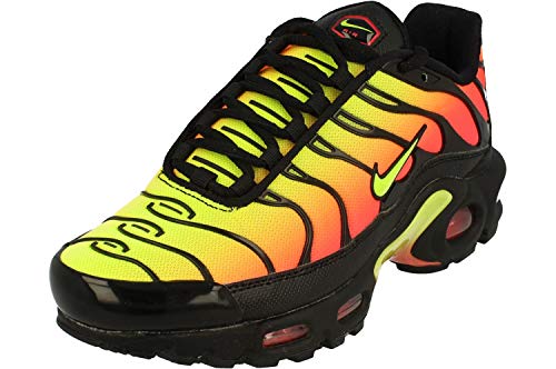 Nike Mujeres Air MAX Plus TN SE Running Trainers AQ9979 Sneakers Zapatos (UK 3 US 5.5 EU 36, Black Volt Solar Red 001)