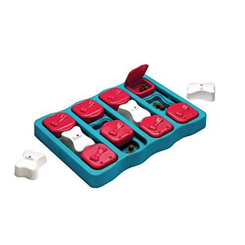 Outward Hound- Nina Ottosson Dog Brick - Rompecabezas Interactivo para Perros, Color Azul y Rojo, Nivel 2 (Intermedio) (67333M) Outward Hound- Nina Ottosson Dog Brick - Rompecabezas Interactivo para Perros, Color Azul y Rojo, Nivel 2 (Intermedio) (67333M)