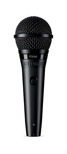 Shure PGA58 Micrófono dinámico cardioide para voz con cable XLR a XLR