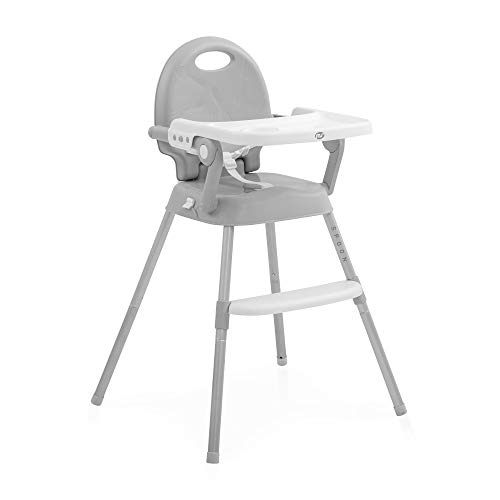 Trona Para Bebe Convertible en Alzador Y En Silla- 3 en 1- Trona Plegable Spoon MS 2080 Gris Trona Para Bebe Convertible en Alzador Y En Silla- 3 en 1- Trona Plegable Spoon MS 2080 Gris