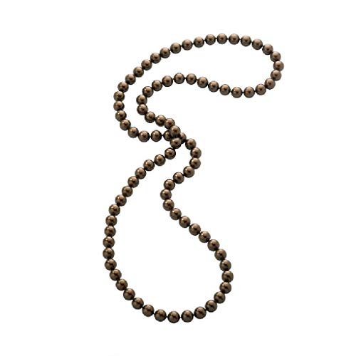Majorica 03498.22.0.000.010.1 Collar Mujer Perlas Chocolate 9 mm Medida 90 cm