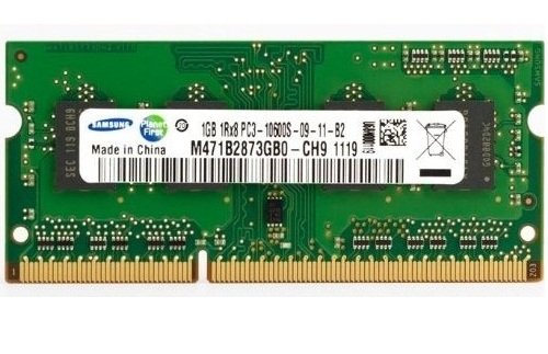 Samsung 1GB DDR3-1333 1GB DDR3 1333MHz módulo de - Memoria (1 GB, 1 x 1 GB, DDR3, 1333 MHz, 204-pin SO-DIMM)