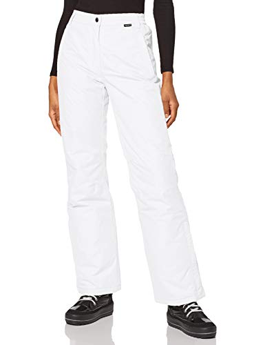 ICEPEAK Nanna Pantalón, Mujer, Blanco, 46 ICEPEAK Nanna Pantalón, Mujer, Blanco, 46
