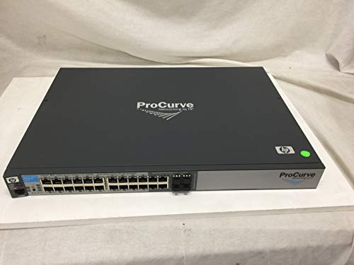 HP ProCurve Conmutador HP ProCurve 2510G-24 - Switch de red (1 Gbit/s, 10/100/1000 Mbps, < 5.6 µs (FIFO 64-byte packets), 8000 entradas, L2, Gestionado) Negro