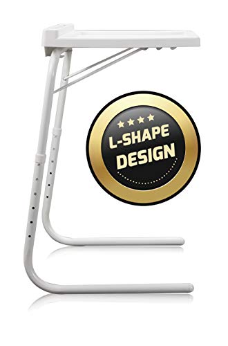 STARLYF Best Direct Table Express Visto en TV Mesa Ajustable y Plegable 52x40x8 cm con Ranura para Tableta Multifuncional para Sofá, Cama, Escritorio