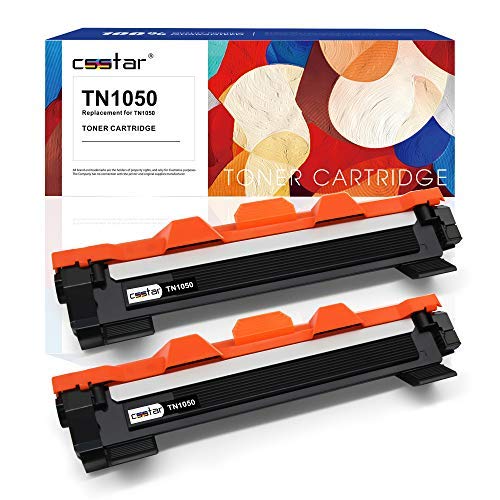 CSSTAR Compatible Cartuchos de Tóner Láser Reemplazo para Brother TN1050 TN-1050 para DCP-1510 HL-1110 HL-1210W DCP-1612W HL-1212W HL-1112 MFC-1910W DCP-1610W MFC-1810 DCP-1512 Impresora, Negro