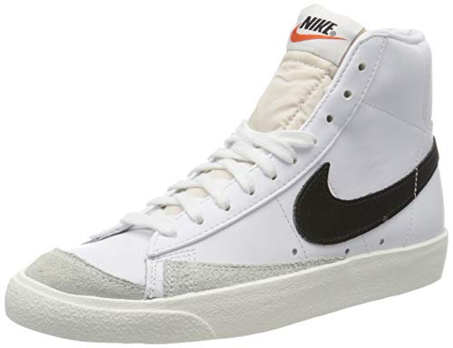 Nike Blazer Mid '77 VNTG, Zapatillas de Baloncesto para Hombre, Blanco (White/Black 000), 40 EU Nike Blazer Mid '77 VNTG, Zapatillas de Baloncesto para Hombre, Blanco (White/Black 000), 40 EU