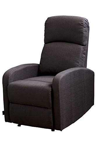 Astan Hogar Confort Plus Sillón Relax con Reclinación Manual, Tela, Chocolate, Compacto Astan Hogar Confort Plus Sillón Relax con Reclinación Manual, Tela, Chocolate, Compacto