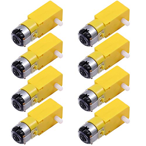 Gebildet 8pcs DC3V-6V Motorreductor DC para Coche de Juguete con Tracción en Las Cuatro Ruedas/Cuerpo Robótico/Juguetes de Aviones. Número de Lote: Eje Doble 1:48 Gebildet 8pcs DC3V-6V Motorreductor DC para Coche de Juguete con Tracción en Las Cuatro Ruedas/Cuerpo Robótico/Juguetes de Aviones. Número de Lote: Eje Doble 1:48