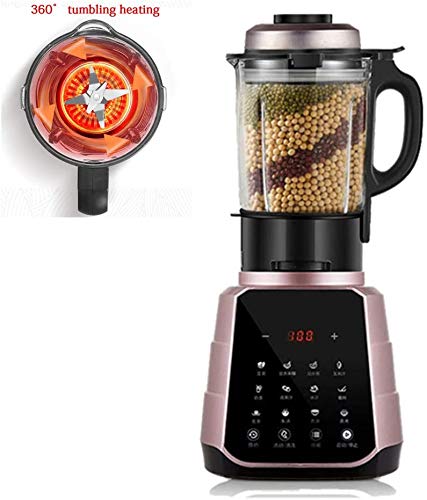 HYLL Smoothie Blender, Blender 1.75L Nutrición Salud, con 8 Hojas apicales, Platos Calientes y fríos y Grind, Pantalla táctil, Cuando 24 Horas, Limpieza automática, 65dB Silencio HYLL Smoothie Blender, Blender 1.75L Nutrición Salud, con 8 Hojas apicales, Platos Calientes y fríos y Grind, Pantalla táctil, Cuando 24 Horas, Limpieza automática, 65dB Silencio