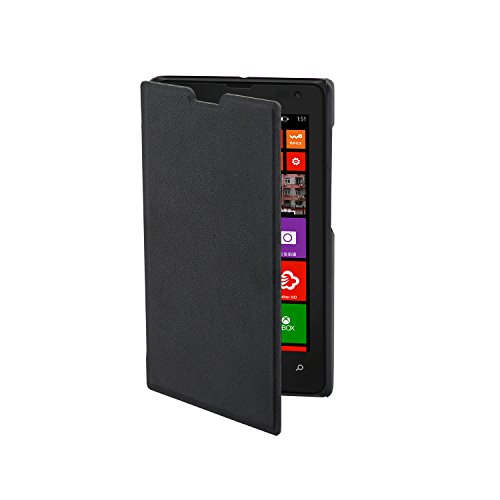 Muvit - Funda para Microsoft Lumia 435, Color Negro