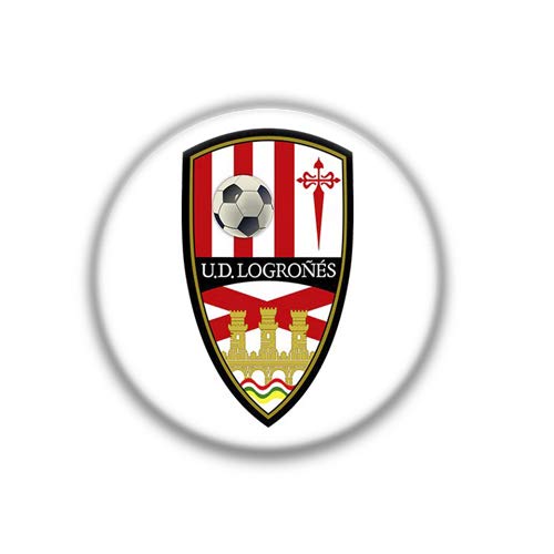UD Logroñes : Liga Futbol Español, Pinback Button Badge 1.50 Inch (38mm)