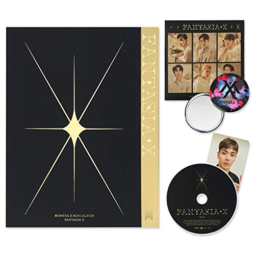 MONSTA X Mini Album - Fantasia X [ 4 ver. ] CD + Photobook + Photocard + Sticker + OFFICIAL POSTER + FREE GIFT / K-pop Sealed