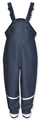 Playshoes Regenlatzhose, Pantalones para Niños, Azul (Marino), 9-10 años/140 cm