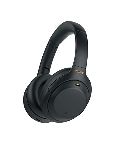 Sony WH1000XM4, Auricular Noise Cancelling inalámbrico (Bluetooth, optimizado para Alexa y Google Assistant, 30 h de batería, óptimo para Trabajar en casa, Micro Manos Libres), Negro, Talla Única