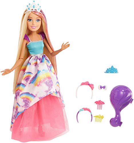 Barbie Dreamtopia, muñeca Gran princesa rubia, juguete +3 años (Mattel FXC80) , color/modelo surtido