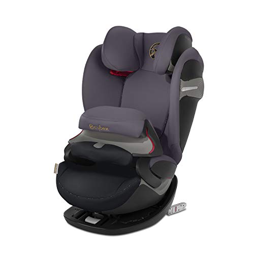 Cybex Gold Pallas S-Fix - Silla de coche 2 en 1 para coches con y sin Isofix, Grupo 1/2/3 (9-36 kg), Desde los 9 meses hasta los 12 años aprox., Colección Color 2019, Negro (Premium Black)