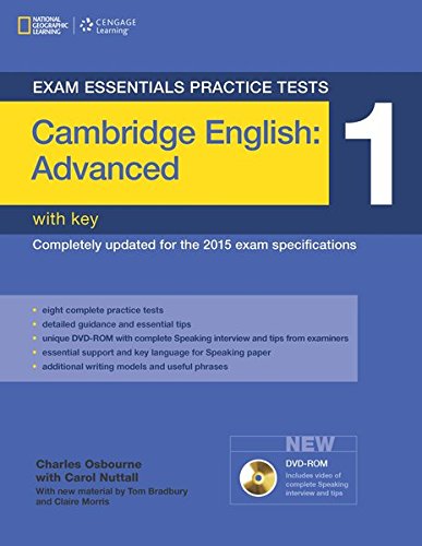 Exam essentials practice tests. Cambridge English: Advanced. With key. Per le Scuole superiori: CAMBRIDGE CAE PRACTICE TEST 1+KEY+DVDR ADVANCED 14