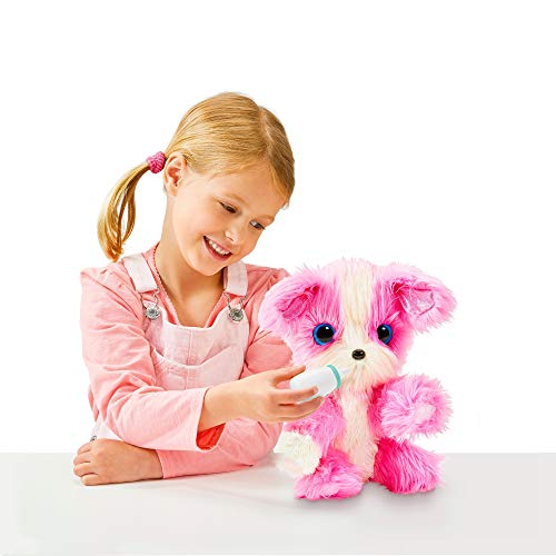 Adoptanimals Electrónico Mascota Interactiva de Peluche Rosa (BIZAK 63040640) , color/modelo surtido