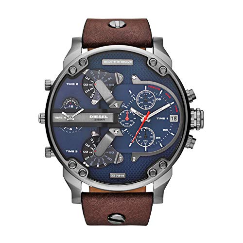 Diesel Reloj Analogico para Hombre de Cuarzo con Correa en Piel DZ7314 Diesel Reloj Analogico para Hombre de Cuarzo con Correa en Piel DZ7314