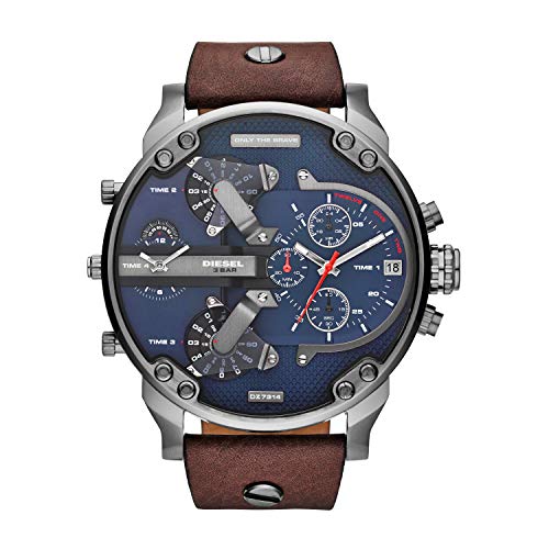 Diesel Reloj Analogico para Hombre de Cuarzo con Correa en Piel DZ7314