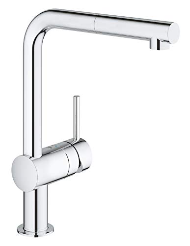 Grohe Minta - Grifo de fregadero 1/2", caño en L, cromo (Ref. 32168000)