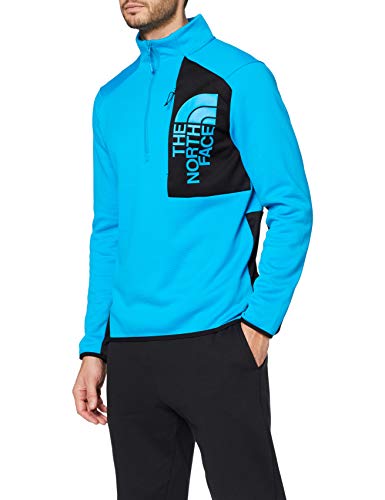 The North Face M Merak 1/4 Forro Polar, Hombre, Acoustic Blue/T, XL The North Face M Merak 1/4 Forro Polar, Hombre, Acoustic Blue/T, XL