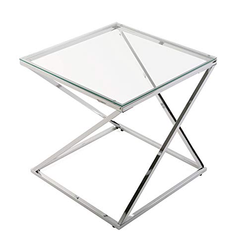 Versa Mesa Baja Auxiliar Trento 51 x 51 x 51 cm Versa Mesa Baja Auxiliar Trento 51 x 51 x 51 cm