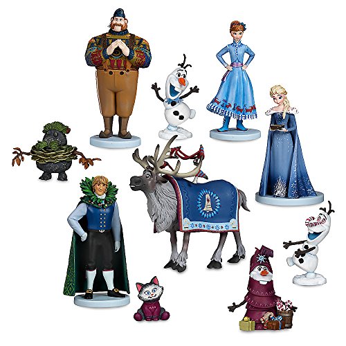 Disney Lote 10 Personajes PVC Frozen Aventura Olaf
