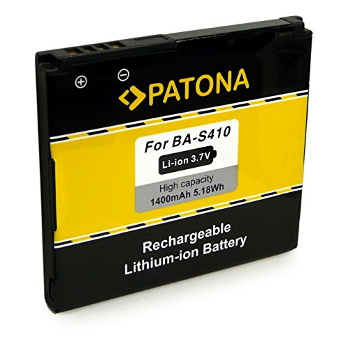 PATONA Bateria BA-S410 1400mAh Compatible con HTC Bravo Desire Dragon G5 Nexus One Zoom 2 A8181