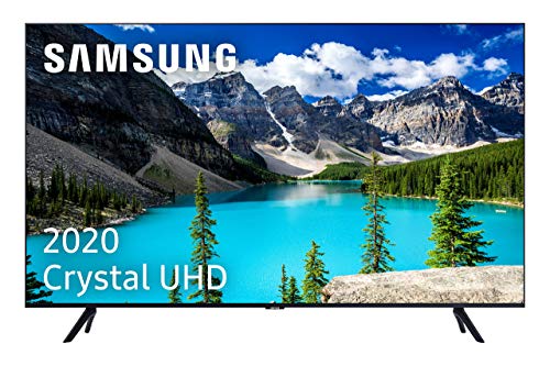 Samsung Crystal UHD 2020 55TU8005 - Smart TV de 55" con Resolución 4K, HDR 10+, Crystal Display, Procesador 4K, PurColor, Sonido Inteligente, One Remote Control y Asistentes de Voz Integrados