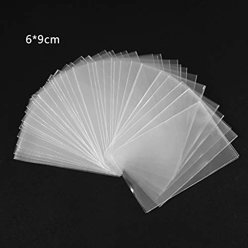 Cuigu Lote de 100 fundas mágicas transparentes para proteger los naipes de los juegos de cartas, como póquer, tarot, Tres Reinos, plástico, transparente, B Cuigu Lote de 100 fundas mágicas transparentes para proteger los naipes de los juegos de cartas, como póquer, tarot, Tres Reinos, plástico, transparente, B