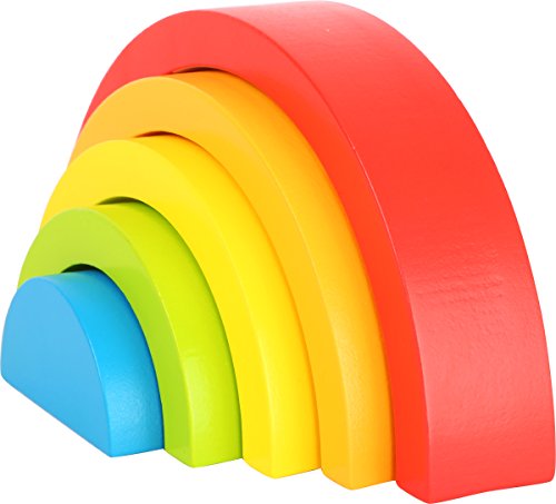 Pequeño pie 10585 bebé Habilidades motoras Juguetes Arco Iris con Cinco Formas, Juego de Agarre Ideal para los Primeros Meses Pequeño pie 10585 bebé Habilidades motoras Juguetes Arco Iris con Cinco Formas, Juego de Agarre Ideal para los Primeros Meses