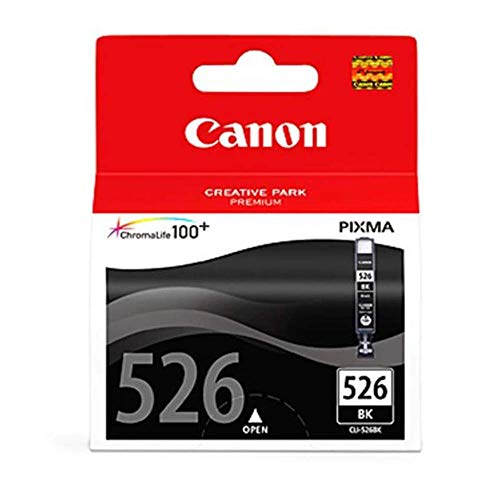 Canon CLI-526 Cartucho de tinta original Negro para Impresora de Inyeccion de tinta Pixma MX715-MX885-MX895-MG5150-MG5250-MG5350-MG6150-MG6250-MG8150-MG8250-iP4850-iP4950-iX6550