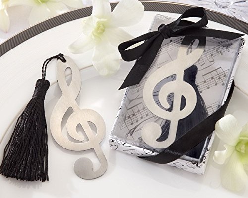 Lote de 20 Elegantes Puntos de Libro NOTA MUSICAL en caja de regalo + lazo - Marcapáginas, puntos libros detalles de bodas Lote de 20 Elegantes Puntos de Libro NOTA MUSICAL en caja de regalo + lazo - Marcapáginas, puntos libros detalles de bodas