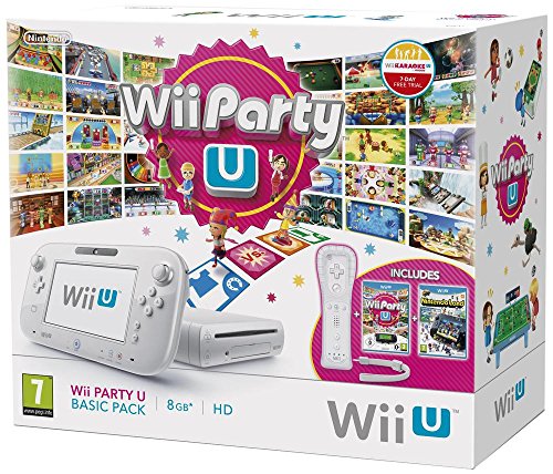 Nintendo Wii U Party 8GB + NintendoLand + Wii Remote Plus - juegos de PC (Wii U, IBM PowerPC, AMD Radeon, 8 GB, 15,75 cm (6.2"), Color blanco)