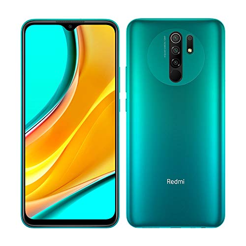 Xiaomi Redmi 9 - Smartphone 3GB 32GB, Pantalla FHD+ de 6.53", AI Quad Cámara de 13 MP, Batería de 5020 mAh, Verde [Versión Española]