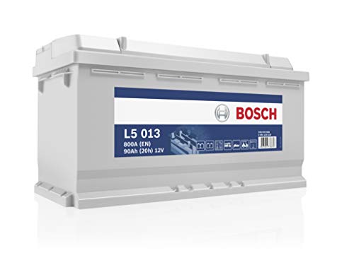Bosch L5013 Batería de descarga lenta 12V, 90Ah, 800A - Ocio: Furgonetas de acampada / camping, caravanas, autocaravanas, barcos, lanchas, zodiac, veleros
