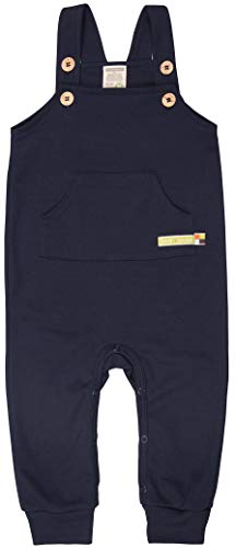 loud + proud Latzhose aus Bio Baumwolle, Gots Zertifiziert Pantalones de Peto, Azul (Navy NY), 62/68 para Bebés