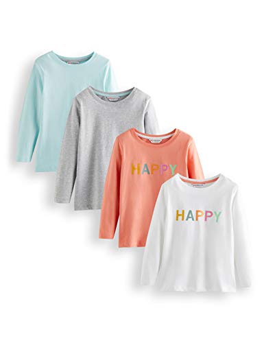 Marca Amazon - RED WAGON Graphic - Camisa Manga Larga Niñas, Multicolor (Multicolour 041), 140, Label:10 Years Marca Amazon - RED WAGON Graphic - Camisa Manga Larga Niñas, Multicolor (Multicolour 041), 140, Label:10 Years