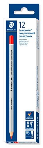 Staedtler Lumocolor 108-2. Lápices de madera de color rojo. Caja con 12 unidades. Staedtler Lumocolor 108-2. Lápices de madera de color rojo. Caja con 12 unidades.