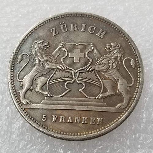 DDTing 1859 Monedas Antiguas de Franco Suizo – 5 francos Antiguos, Moneda Brillante sin Circular, Monedas conmemorativas de Gran Suiza – Descubre la Historia de Las Monedas Buen Servicio DDTing 1859 Monedas Antiguas de Franco Suizo – 5 francos Antiguos, Moneda Brillante sin Circular, Monedas conmemorativas de Gran Suiza – Descubre la Historia de Las Monedas Buen Servicio