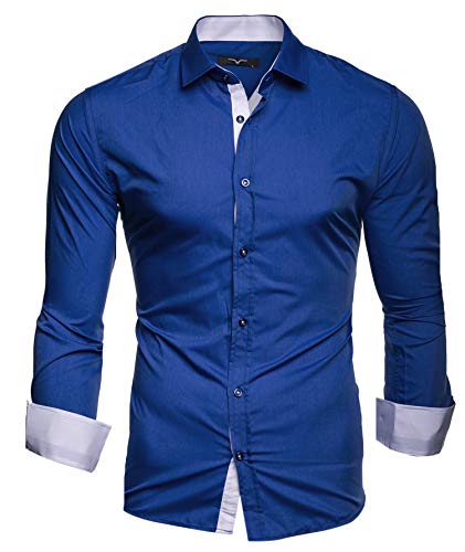 Kayhan Hombre Camisa, TwoFace Blue M