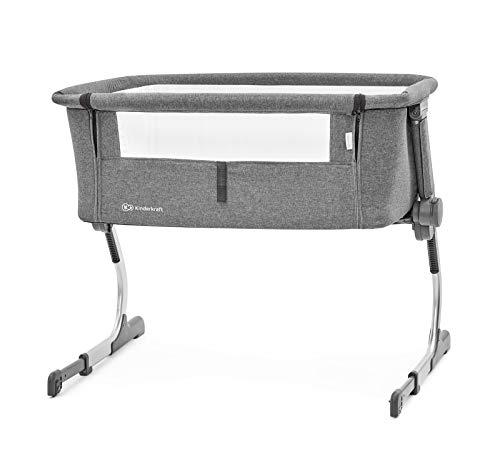 Kinderkraft Cuna Colecho UNO, Plegable, con Accesorios, Co-Sleeping, Gris Kinderkraft Cuna Colecho UNO, Plegable, con Accesorios, Co-Sleeping, Gris