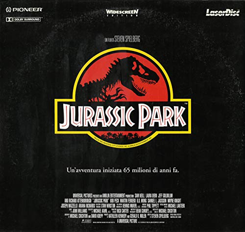 (LASER DISC) Steven Spielberg 'Jurassic Park' - Sam Neill - Laura Dern - Jeff Goldblum - Richard Attenborough