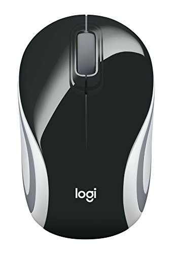 Logitech M187 Ratón Inalámbrico Portátil, 2.4 GHz con Receptor USB, Seguimiento Óptico 1000 DPI, PC/Mac/Portátil, Negro